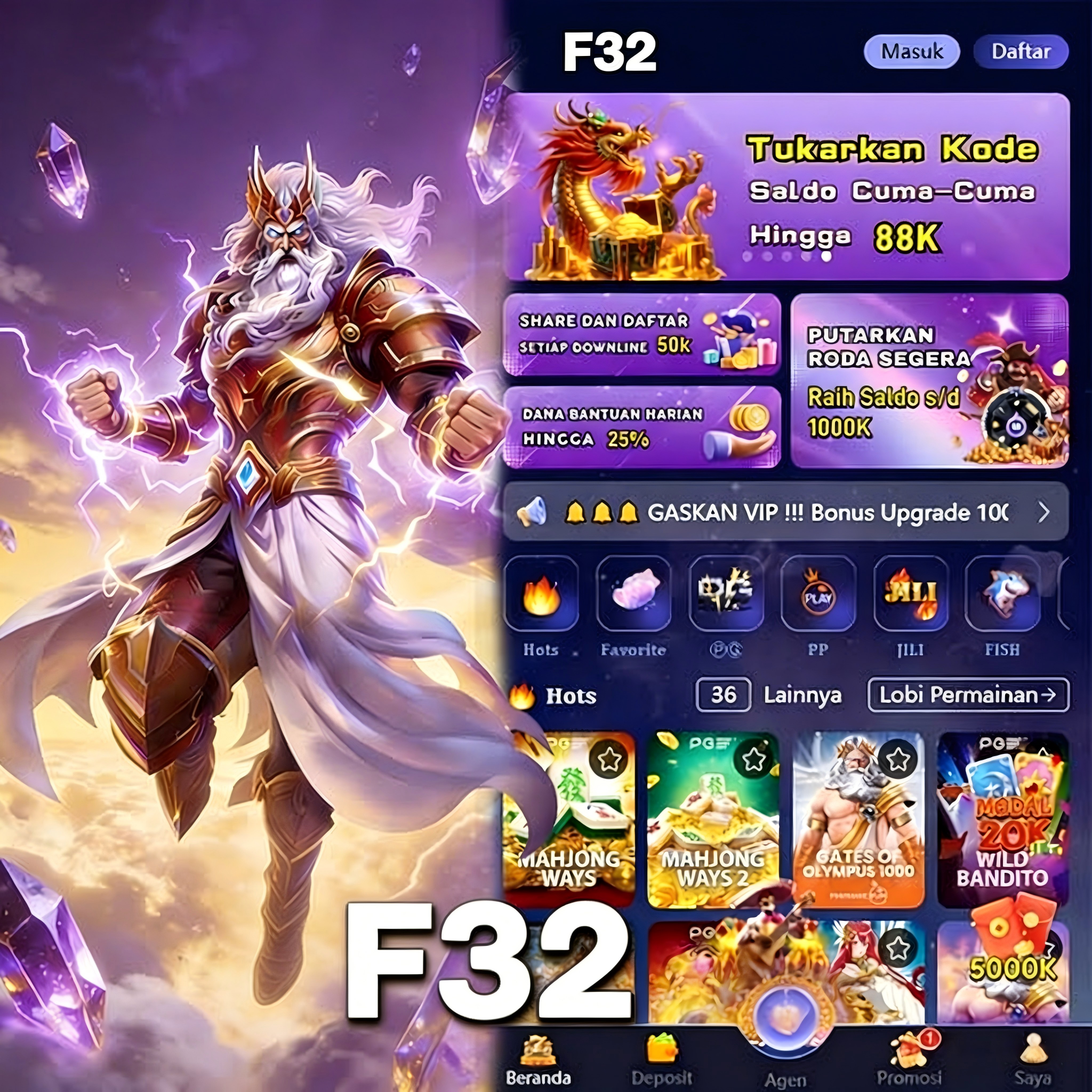 Pengalaman mobile f32