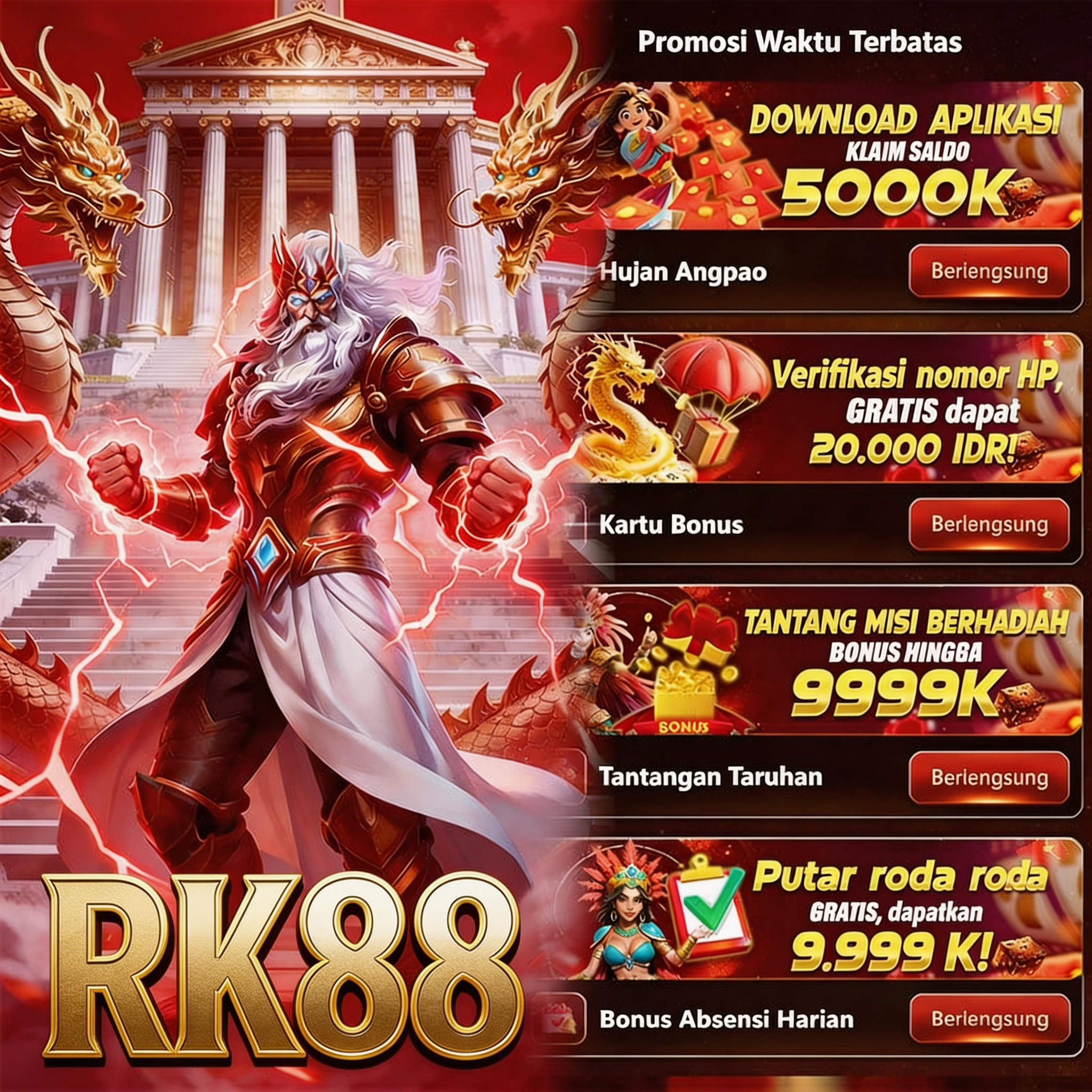 RK88 - Game Slot Online dengan Beragam Tema dan Fitur Bonus