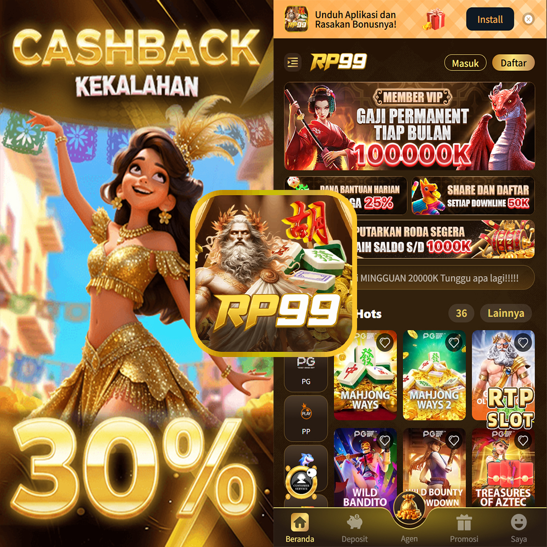 RP99 - Dowdload & Install Aplikasi Slot Asli Minimal Bet 400 Perak